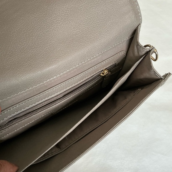 BCBG Chained Crossbody Bag in Taupe - Picture 8 of 13